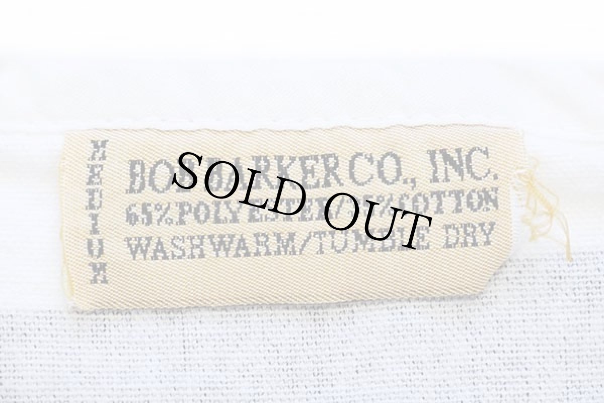 画像4: 80s BOB BARKER CO 太ボーダー 半袖 プリズナーシャツ 白×黒 M (4)