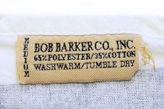画像4: 80s BOB BARKER CO 太ボーダー 半袖 プリズナーシャツ 白×黒 M (4)