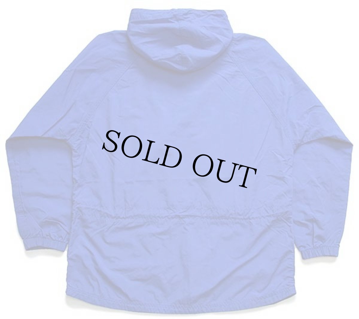 画像2: 90s L.L.Bean 筆記体ロゴ刺繍 ナイロン アノラックパーカー 青 (2)