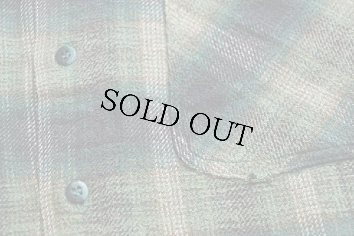 画像5: 90s MONDIAL SHIRT オンブレチェック コットン フランネルシャツ XL (5)