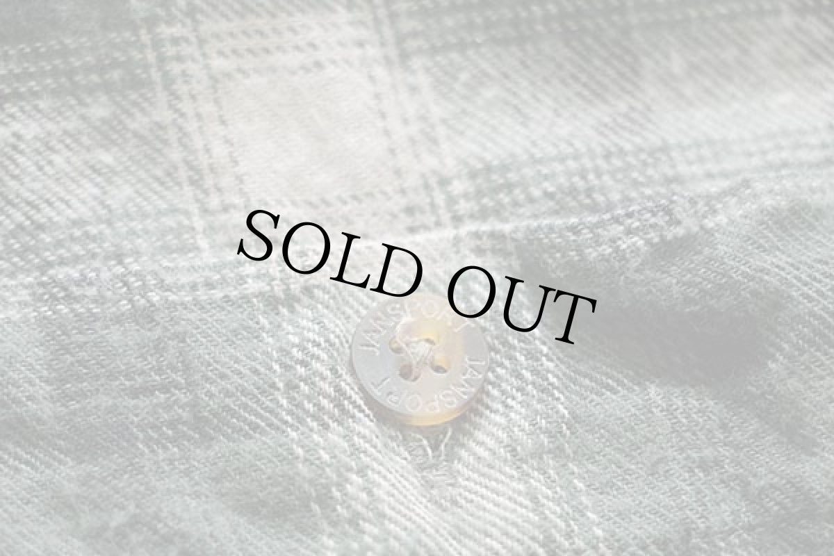 画像5: 90s JANSPORTジャンスポーツ オンブレチェック ボタンダウン コットン ライトネルシャツ (5)