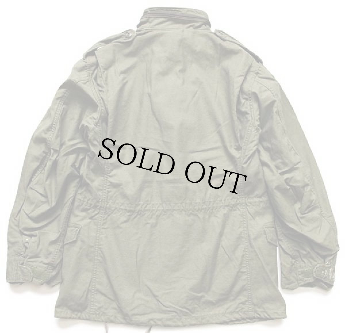 画像2: 80s 米軍 U.S.ARMY M-65 フィールドジャケット オリーブグリーン S-R (2)