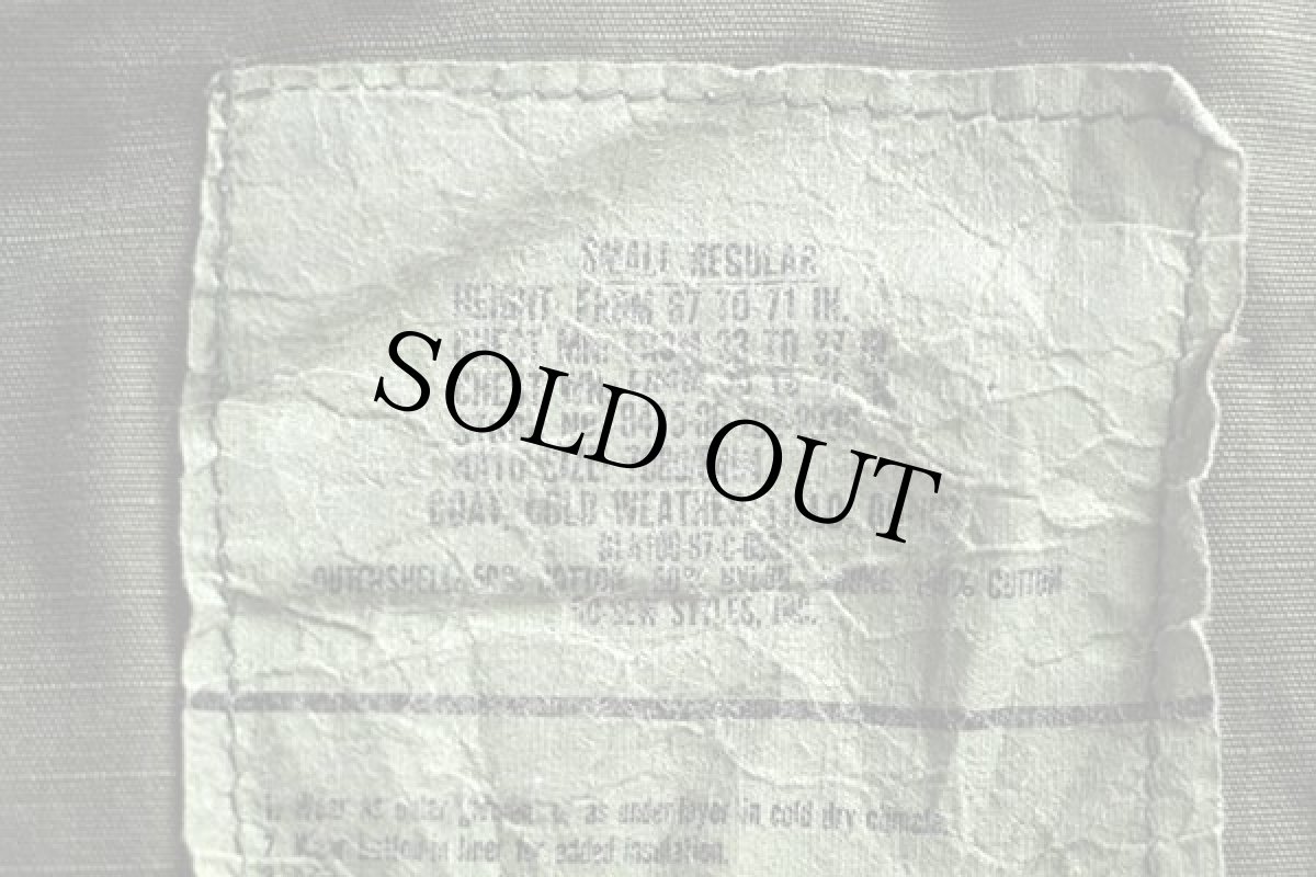 画像4: 80s 米軍 U.S.ARMY M-65 フィールドジャケット オリーブグリーン S-R (4)