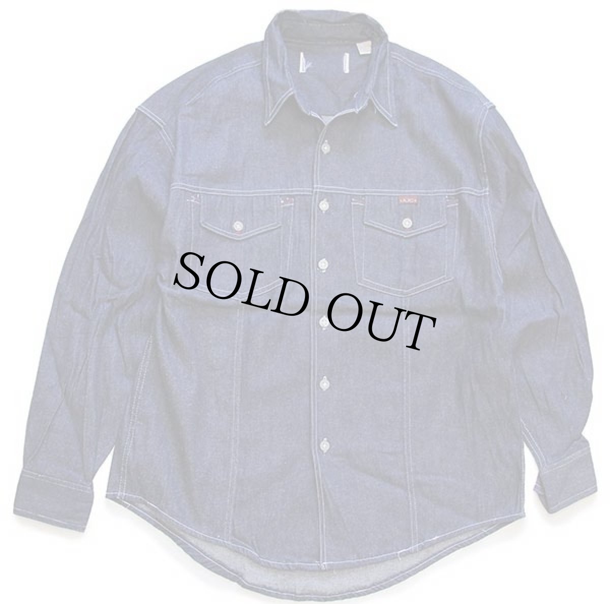 画像2: デッドストック★90s ARIZONA デニムシャツ★E (2)