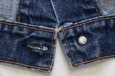 画像6: 60s USA製 LEVI'Sリーバイス 70505 BIGE デニムジャケット 42 (6)