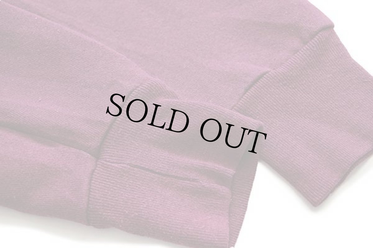 画像5: 90s USA製 Duck Head ロゴ 両面プリント スウェット バーガンディ M (5)