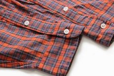 画像6: 00s ラルフローレン BIG SHIRT タータンチェック ボタンダウン オックスフォード コットンシャツ L (6)