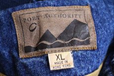 画像4: 90s NAVY PUBLIC WORKS SAFETY AWARD刺繍 コットン×デニム スタジャン XL (4)