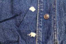 画像7: 90s NAVY PUBLIC WORKS SAFETY AWARD刺繍 コットン×デニム スタジャン XL (7)