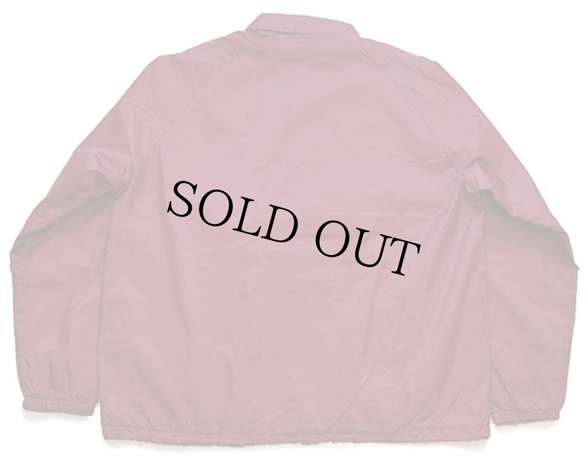 画像2: 80s USA製 Chalk Line ALABAMA ナイロン コーチジャケット バーガンディ L (2)