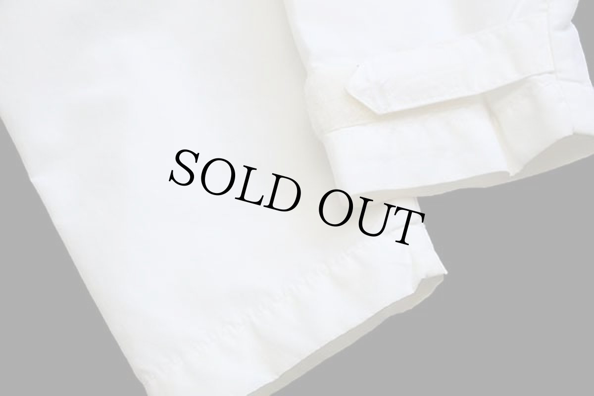 画像6: 90s NIKEナイキ ロゴ刺繍 ツートン 切り替え プルオーバー ナイロンジャケット アイボリー×黄 S (6)