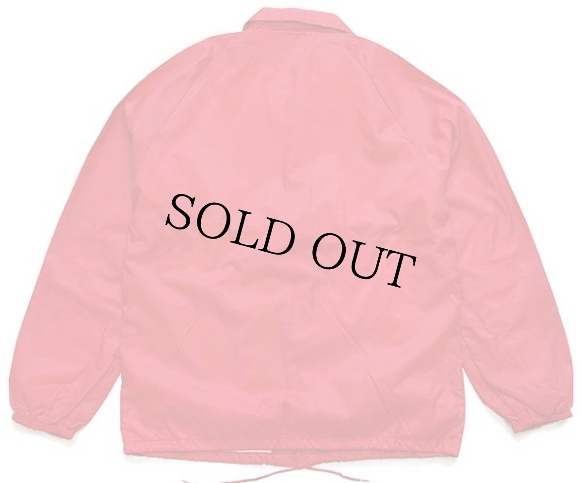 画像2: 90s USA製 Championチャンピオン スクリプト ロゴ ナイロン コーチジャケット 赤 M (2)