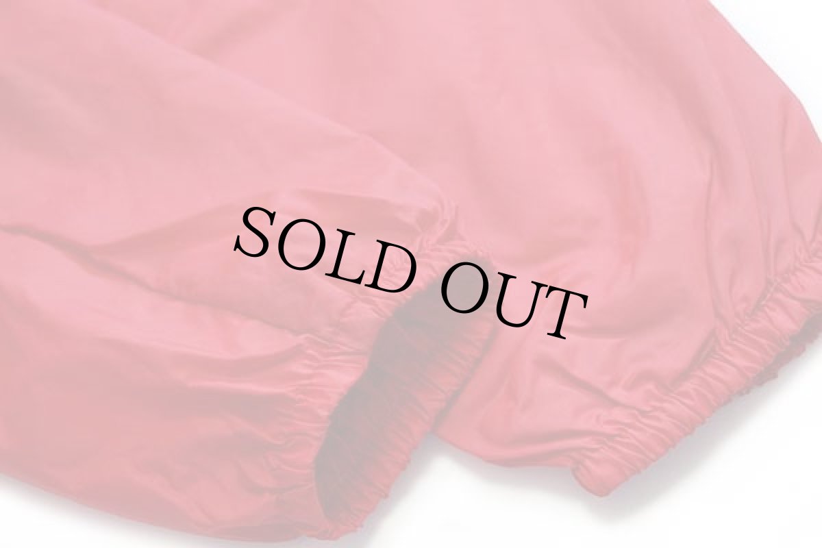 画像6: 90s USA製 Championチャンピオン スクリプト ロゴ ナイロン コーチジャケット 赤 M (6)