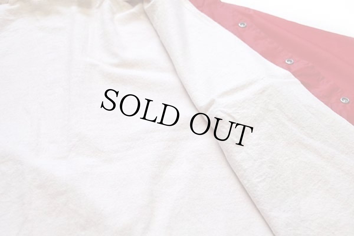 画像5: 90s USA製 Championチャンピオン スクリプト ロゴ ナイロン コーチジャケット 赤 M (5)