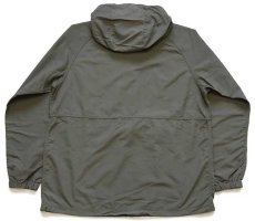 画像2: L.L.Bean ナイロン アノラックパーカー オリーブ L (2)