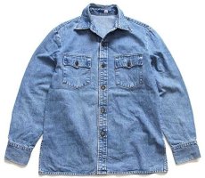 画像1: 90s Levi'sリーバイス デニム シャツジャケット L★ユーロ (1)