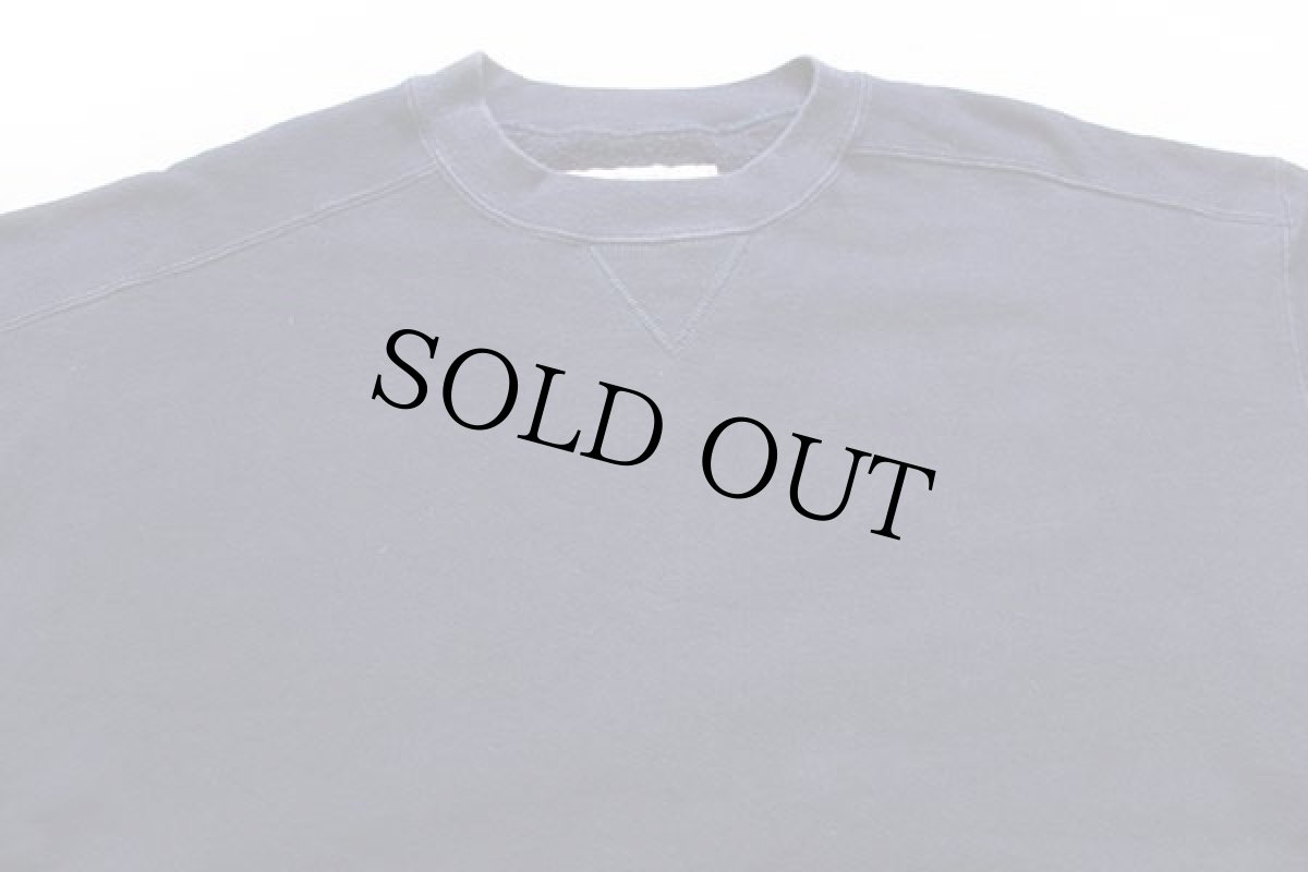 画像3: 90s USA製 L.L.Bean×RUSSELLラッセル 無地 前V スウェット 紺 XXL★ブランク (3)