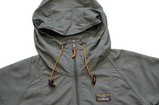 画像3: L.L.Bean ナイロン アノラックパーカー オリーブ L (3)