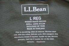 画像4: L.L.Bean ナイロン アノラックパーカー オリーブ L (4)