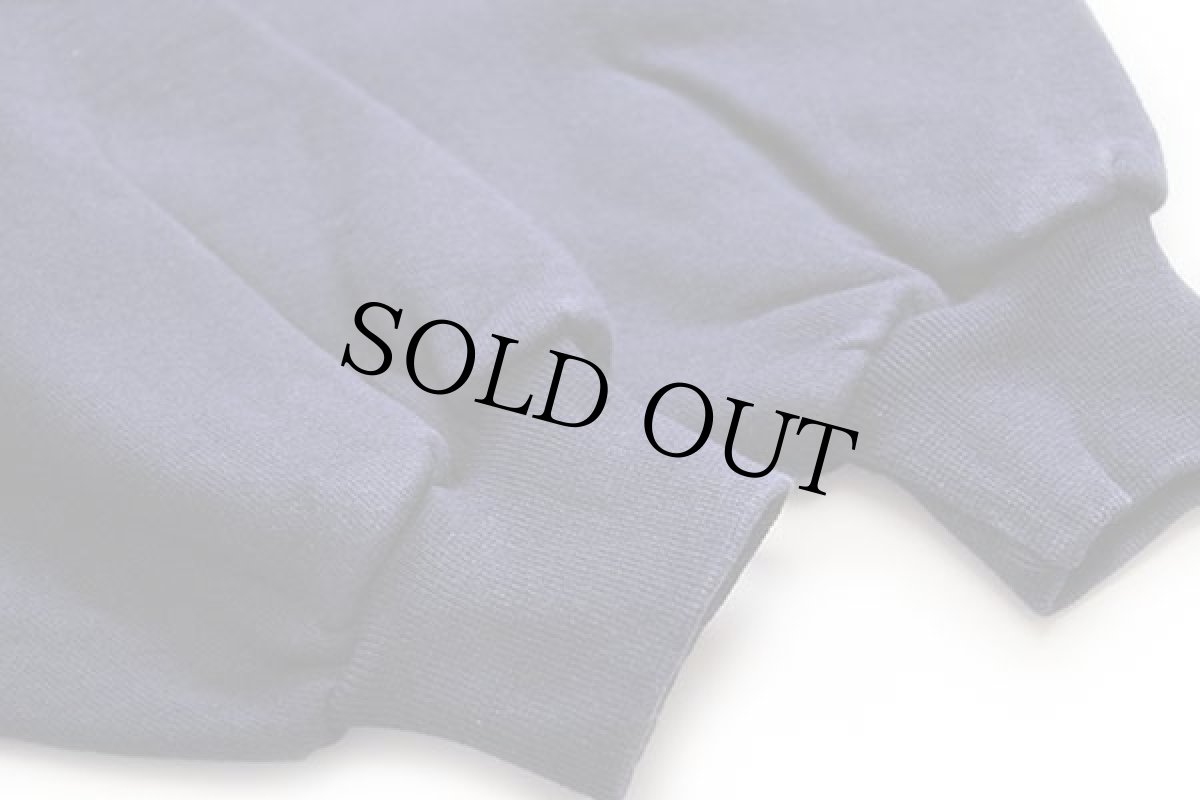 画像6: 90s USA製 L.L.Bean×RUSSELLラッセル 無地 前V スウェット 紺 XXL★ブランク (6)