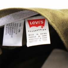 画像5: デッドストック★Levi'sリーバイス ロゴ刺繍 コットンキャップ オリーブ (5)