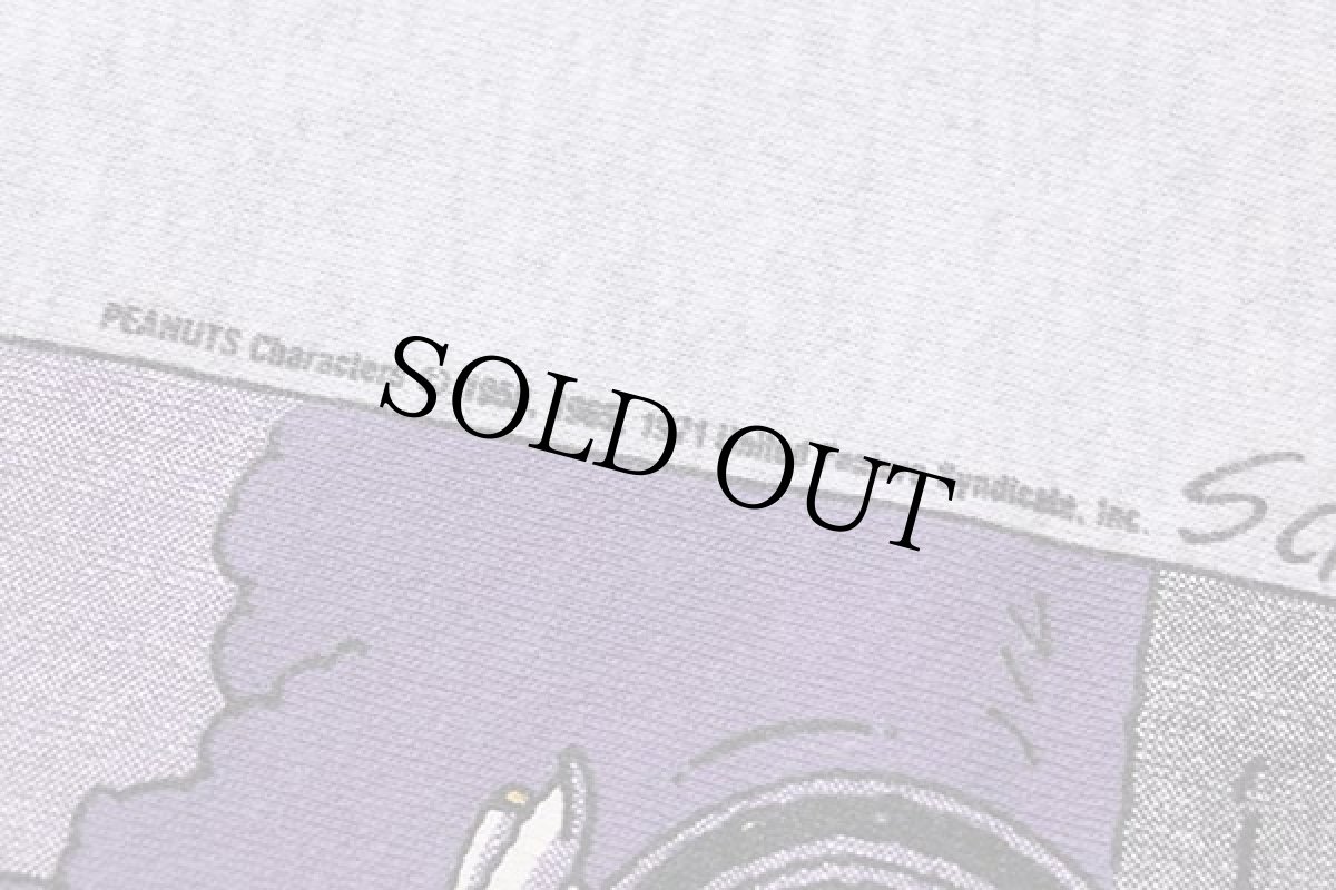 画像5: 90s USA製 スヌーピー ウッドストック バイク Alconbury ENGLAND スウェット 杢ライトグレー L (5)