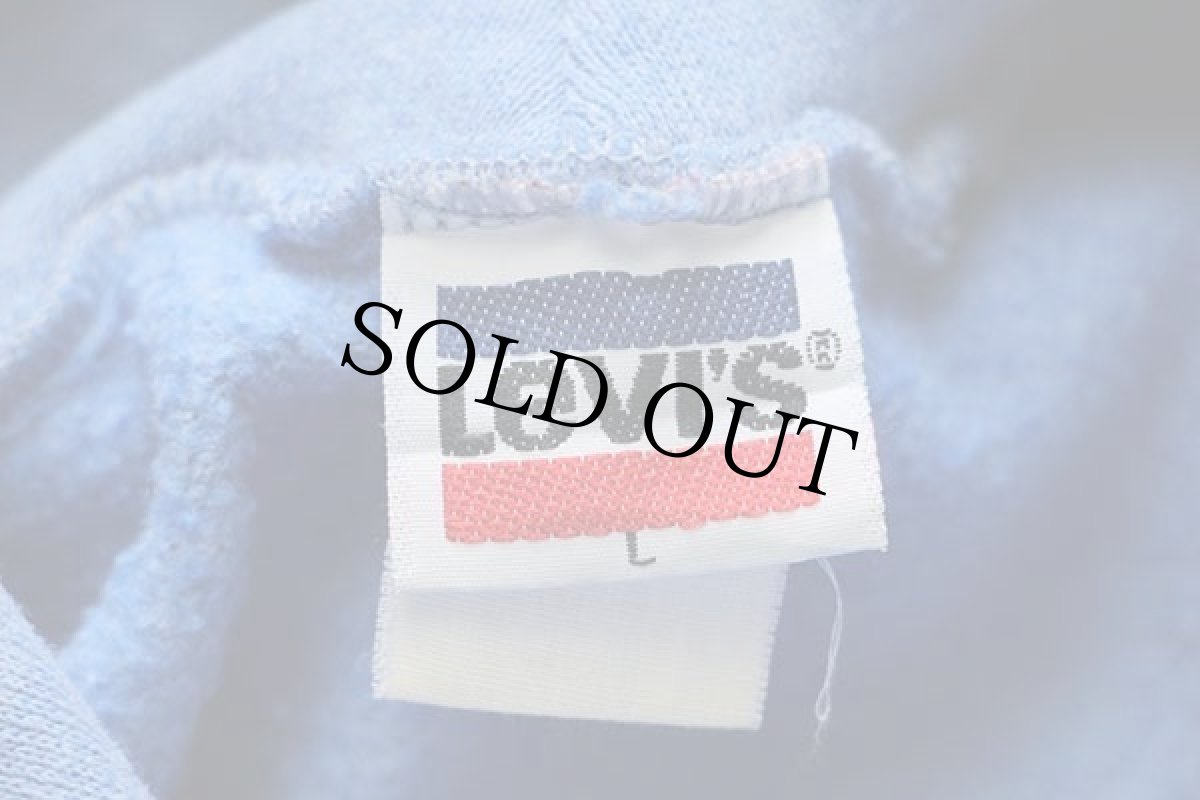 画像4: 80s Levi'sリーバイス USA OLYMPICオリンピック スウェットパーカー 杢ブルー L★フーディー (4)