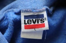 画像4: 80s Levi'sリーバイス USA OLYMPICオリンピック スウェットパーカー 杢ブルー L (4)