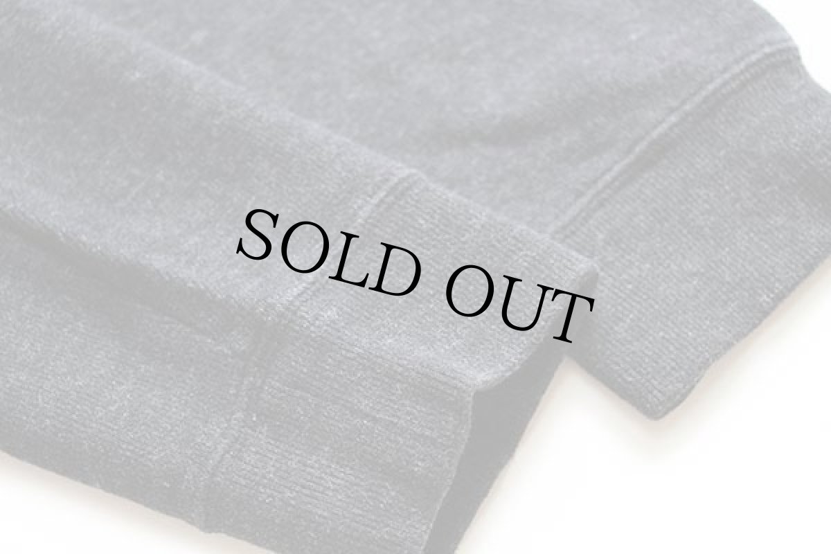 画像6: ポロ ラルフローレン ワンポイント ハイネック ハーフジップ コットン ニット スウェット 杢チャコールグレー L (6)