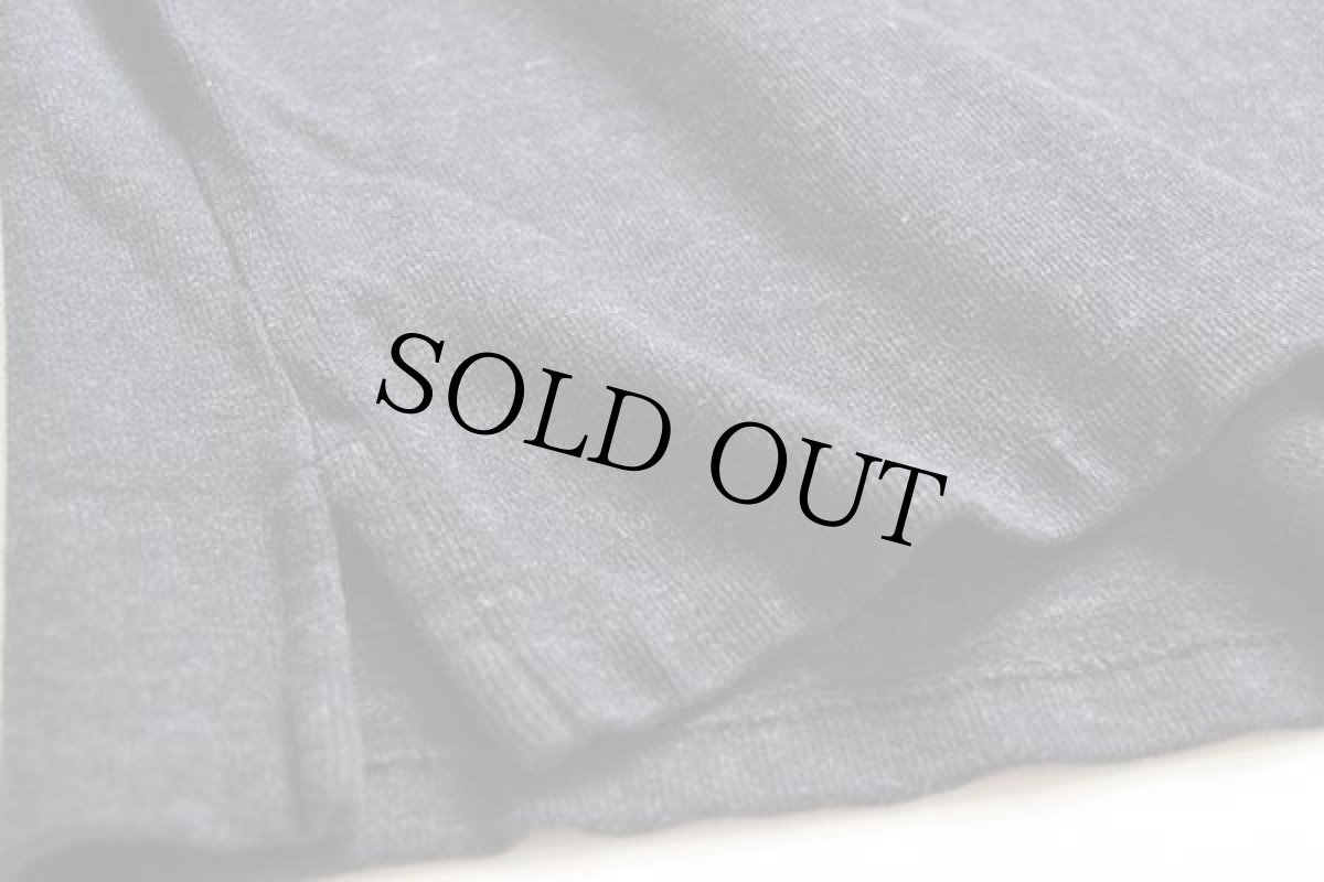 画像5: ポロ ラルフローレン ワンポイント ハイネック ハーフジップ コットン ニット スウェット 杢チャコールグレー L (5)