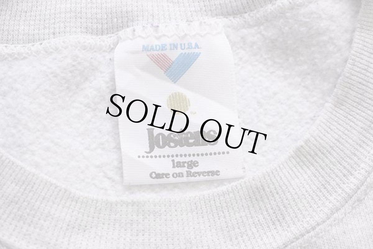 画像4: 90s USA製 スヌーピー ウッドストック バイク Alconbury ENGLAND スウェット 杢ライトグレー L (4)