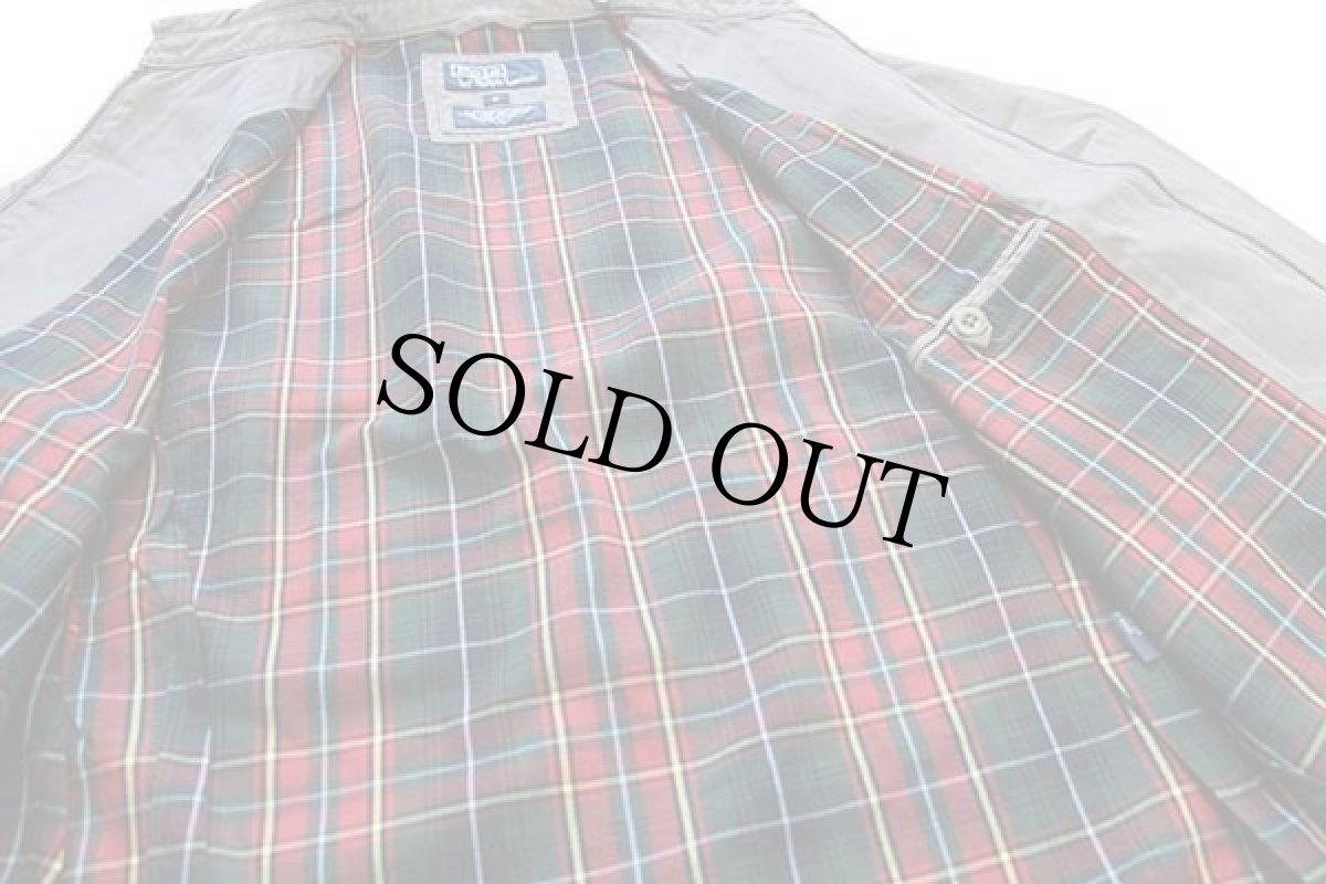 画像5: ポロ ラルフローレン ワンポイント チンスト付き タータンチェックライナー コットンジャケット グレー S (5)