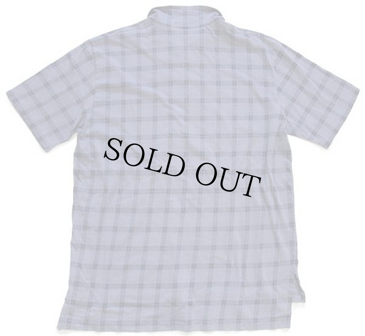 画像2: 00s ポロ ラルフローレン タータンチェック コットン ポロシャツ ナス紺 XL (2)