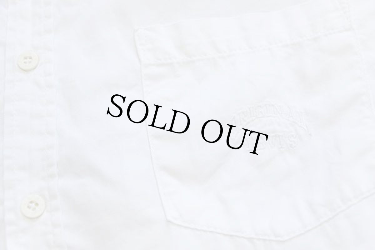 画像5: 90s Levi'sリーバイス ロゴ刺繍 ボタンダウン コットンシャツ 白 M★ユーロ (5)