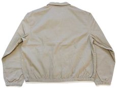 画像2: 80s USA製 ポロ ラルフローレン ワンポイント チンスト付き コットンジャケット カーキ L (2)