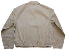 画像2: 80s USA製 ポロ ラルフローレン ワンポイント チンスト付き コットンジャケット カーキ L (2)