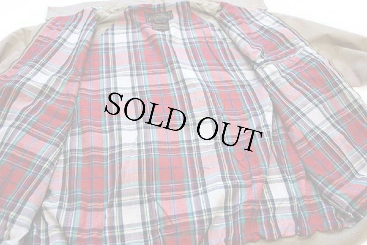 画像5: 80s EddieBauerエディーバウアー G9タイプ マドラスチェックライナー ハリントンジャケット グレーベージュ XL (5)