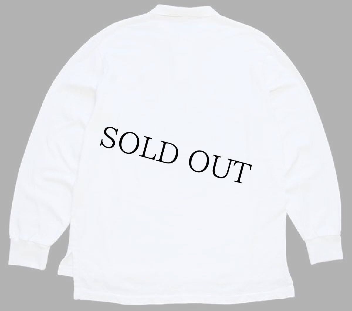 画像2: ポロ ラルフローレン ワンポイント コットン 長袖ポロシャツ 白 L (2)