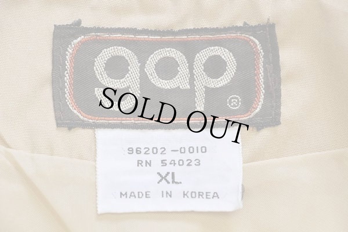 画像4: 80s gapギャップ ダービージャケット 薄茶 XL (4)