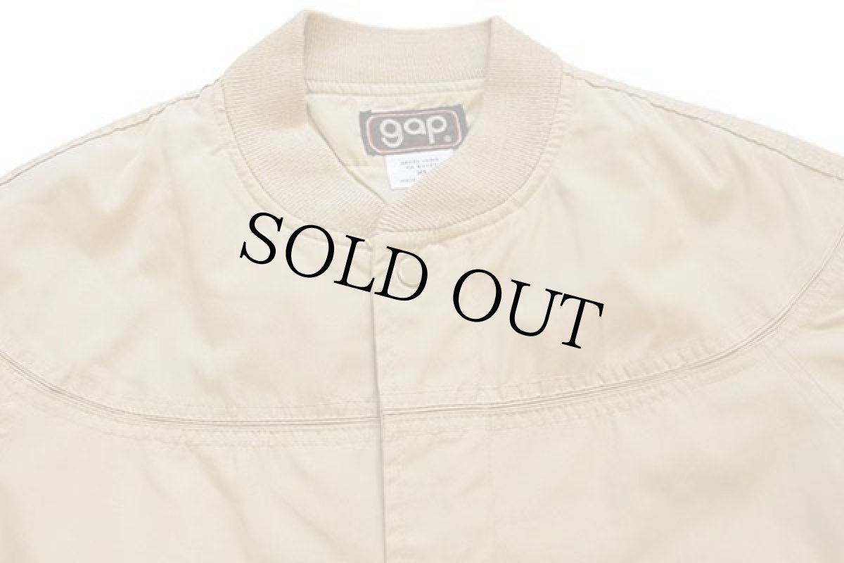 画像3: 80s gapギャップ ダービージャケット 薄茶 XL (3)