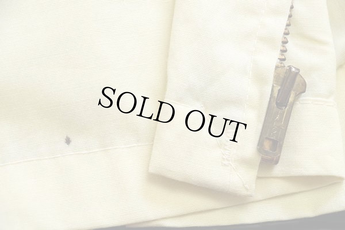 画像5: 60s USA製 PETERS 無地 オールウェザー ジャケット 薄黄 (5)