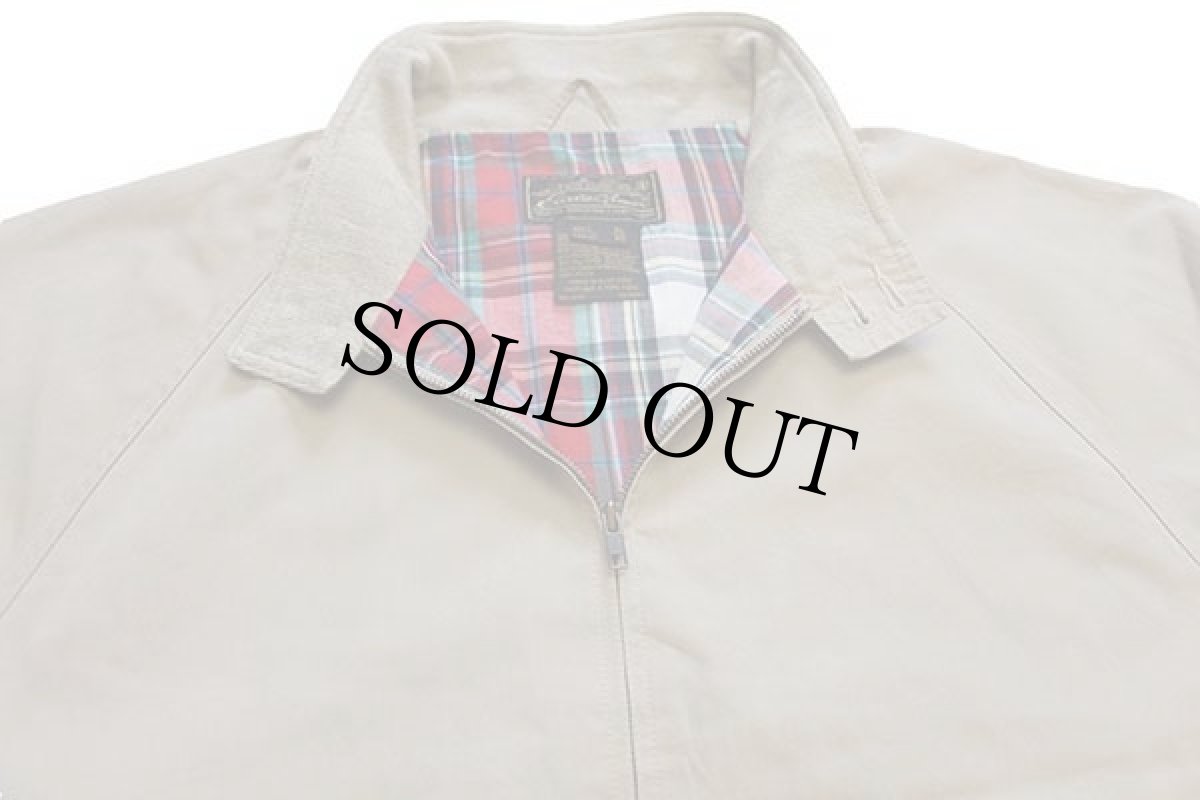 画像3: 80s EddieBauerエディーバウアー G9タイプ マドラスチェックライナー ハリントンジャケット グレーベージュ XL (3)