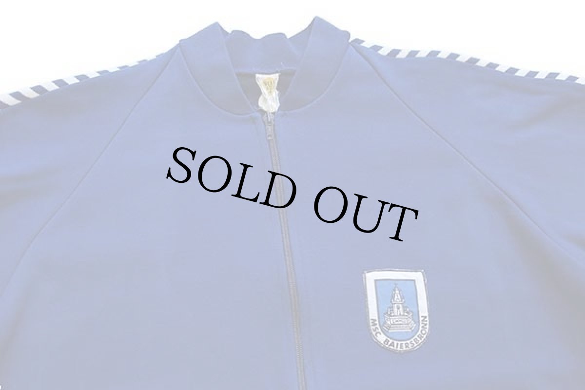 画像3: 70s MSC BAIERSBRONN パッチ付き トラックジャケット 青 7★ジャージ (3)