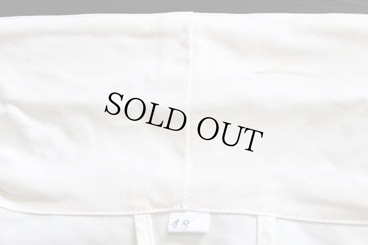 画像4: デッドストック★ビンテージ ユーロ ワーク コットン カバーオール 生成り 48★B (4)