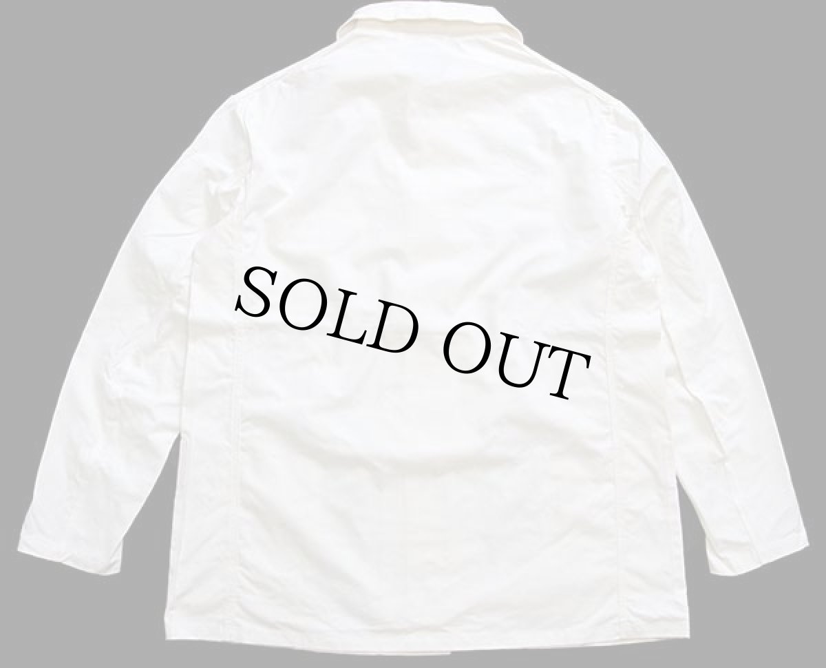 画像2: デッドストック★ビンテージ ユーロ ワーク コットン カバーオール 生成り 48★B (2)