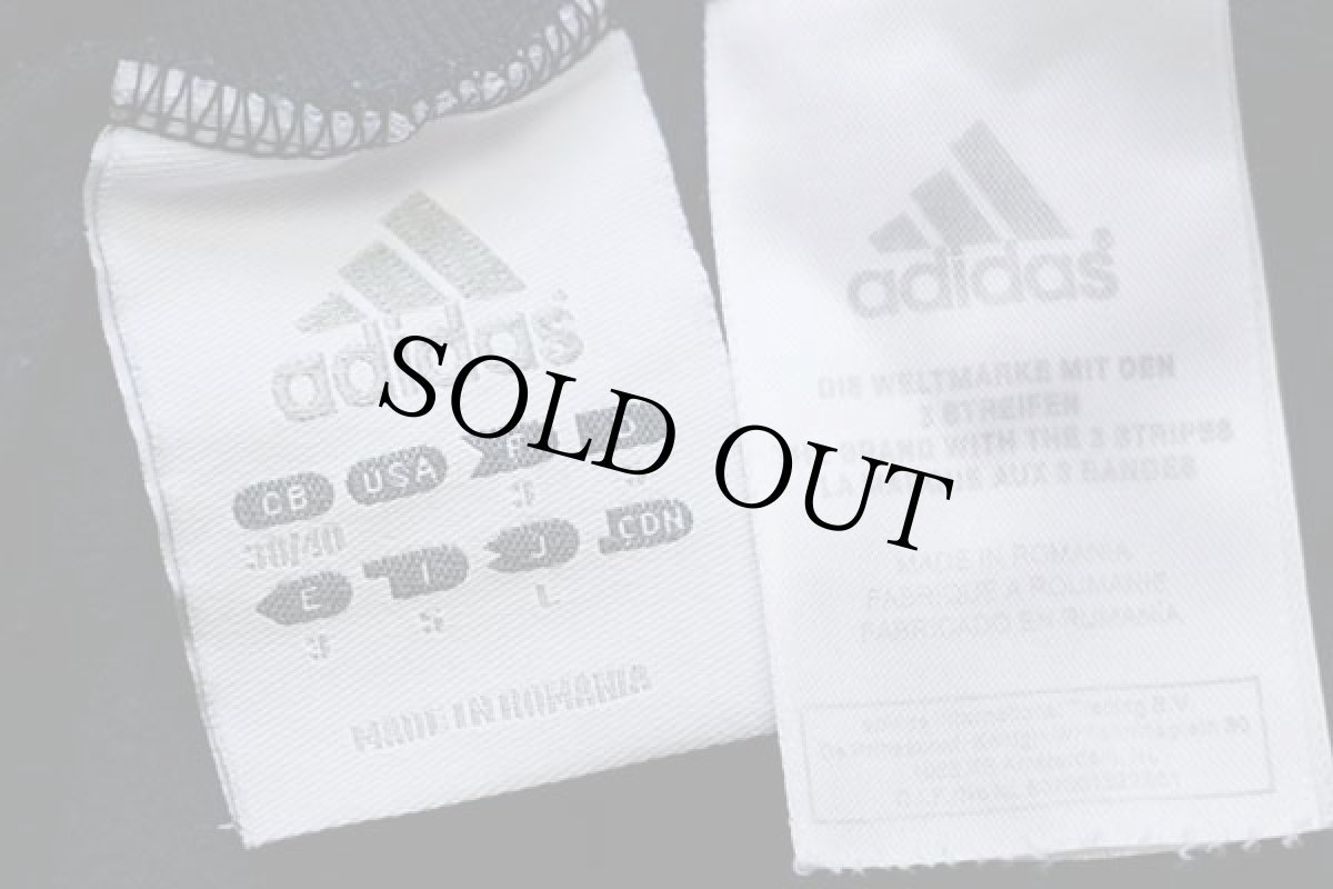 画像4: 00s ルーマニア製 adidasアディダス パフォーマンス ロゴ刺繍 トラックジャケット 紺×白 L★ジャージ (4)
