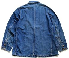 画像2: 60s USA製 Leeリー 91-J JELT DENIMジェルトデニム カバーオール 42R (2)