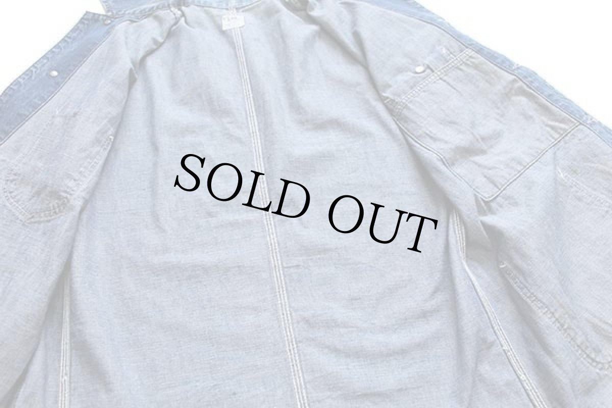 画像6: 60s USA製 Leeリー 91-J JELT DENIMジェルトデニム カバーオール 42R (6)