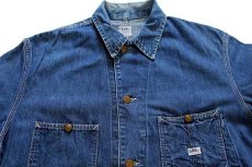 画像3: 60s USA製 Leeリー 91-J JELT DENIMジェルトデニム カバーオール 42R (3)