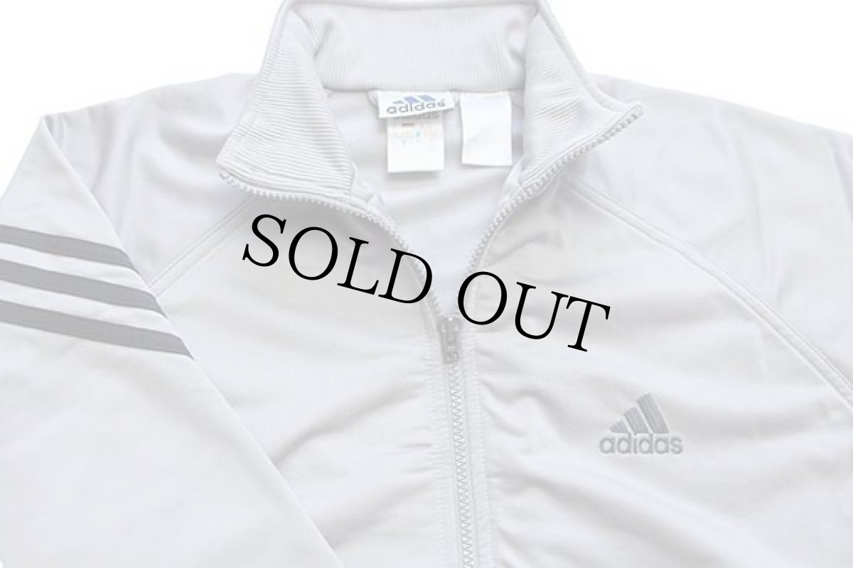 画像3: 00s adidasアディダス パフォーマンス ロゴ刺繍 トラックジャケット グレー M★ジャージ (3)